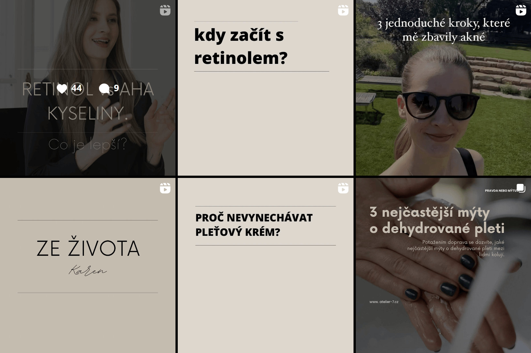 Instagramový profil kristyna.rubisarova aktuálně sleduje přes 8 tisíc lidí. Zdroj @kristyna.rubisarova
